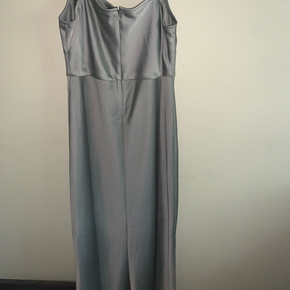 BHLDN Cowl Neck Dress- “Cali Satin Charmeuse Midi Dress” - Picture 5 of 5